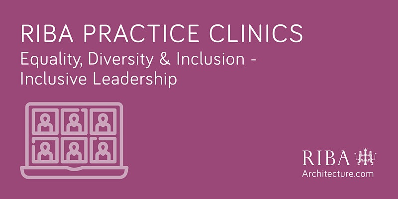 riba practice clinic EDI purple on white